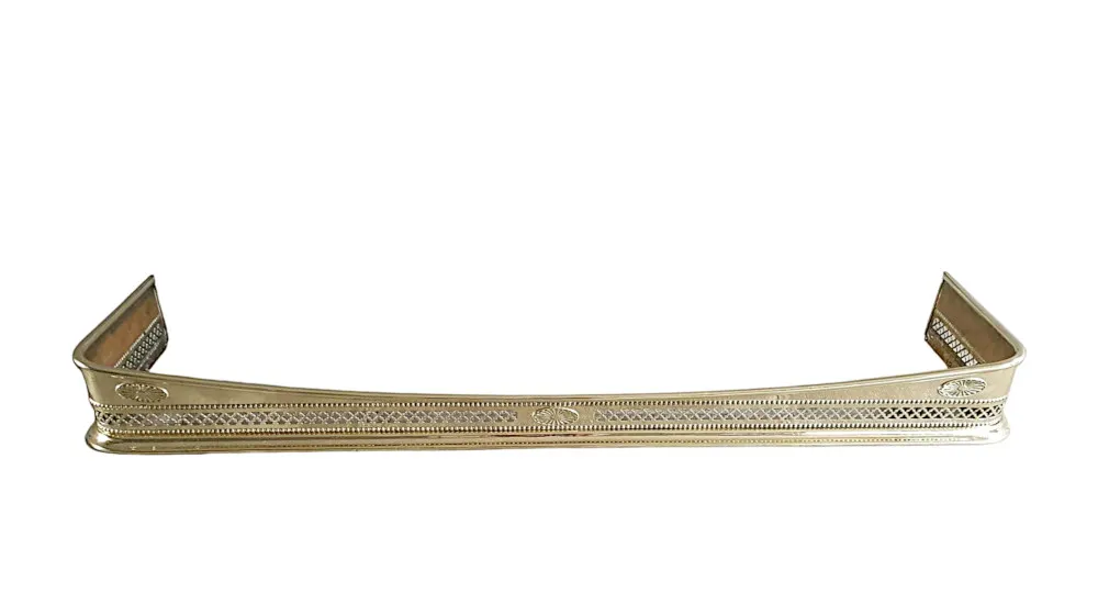 A Fine 19th Century Polished Brass Fender