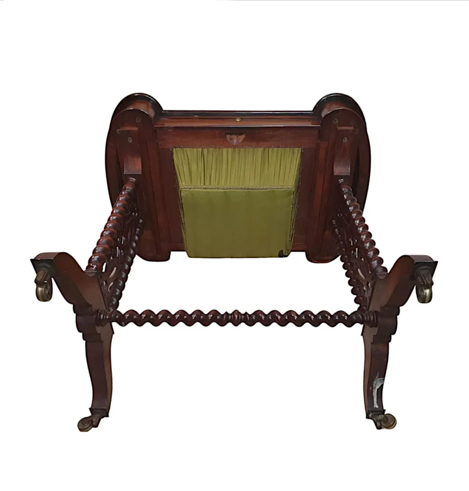 A Gorgeous 19th Century Fruitwood Work or Side Table