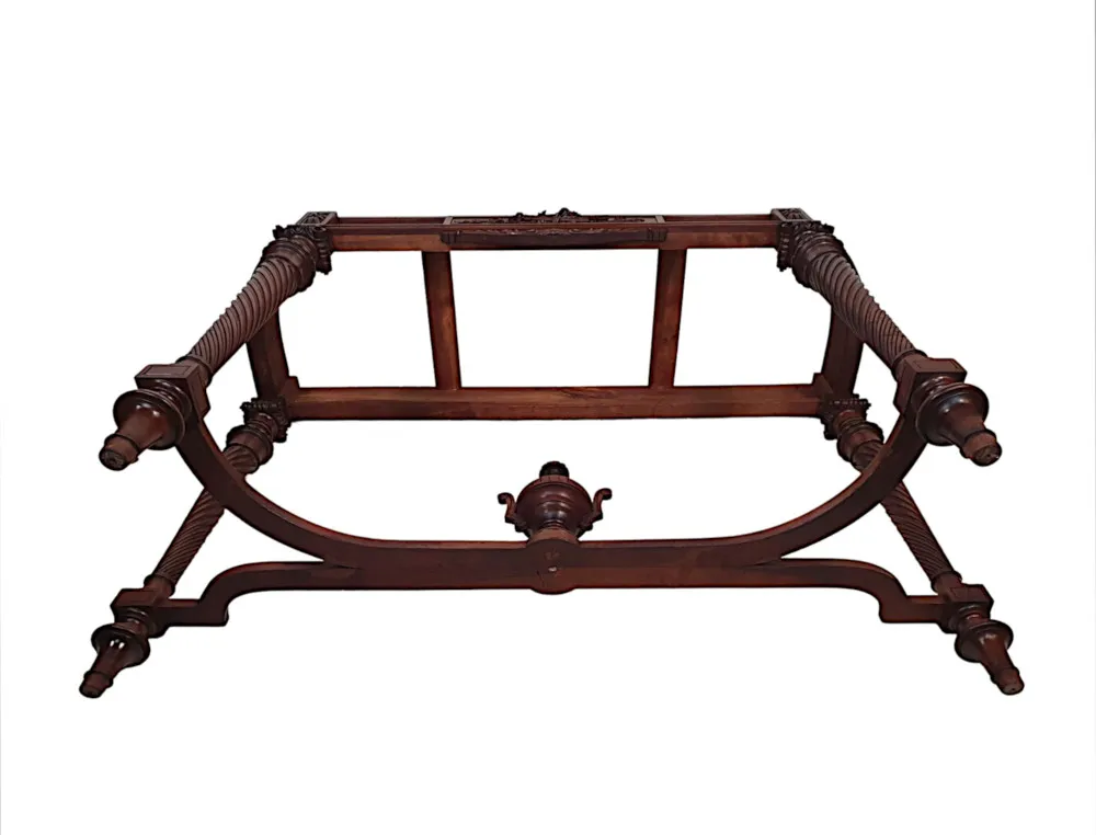  A Lovely Early 20th Century Marble Top Console Table