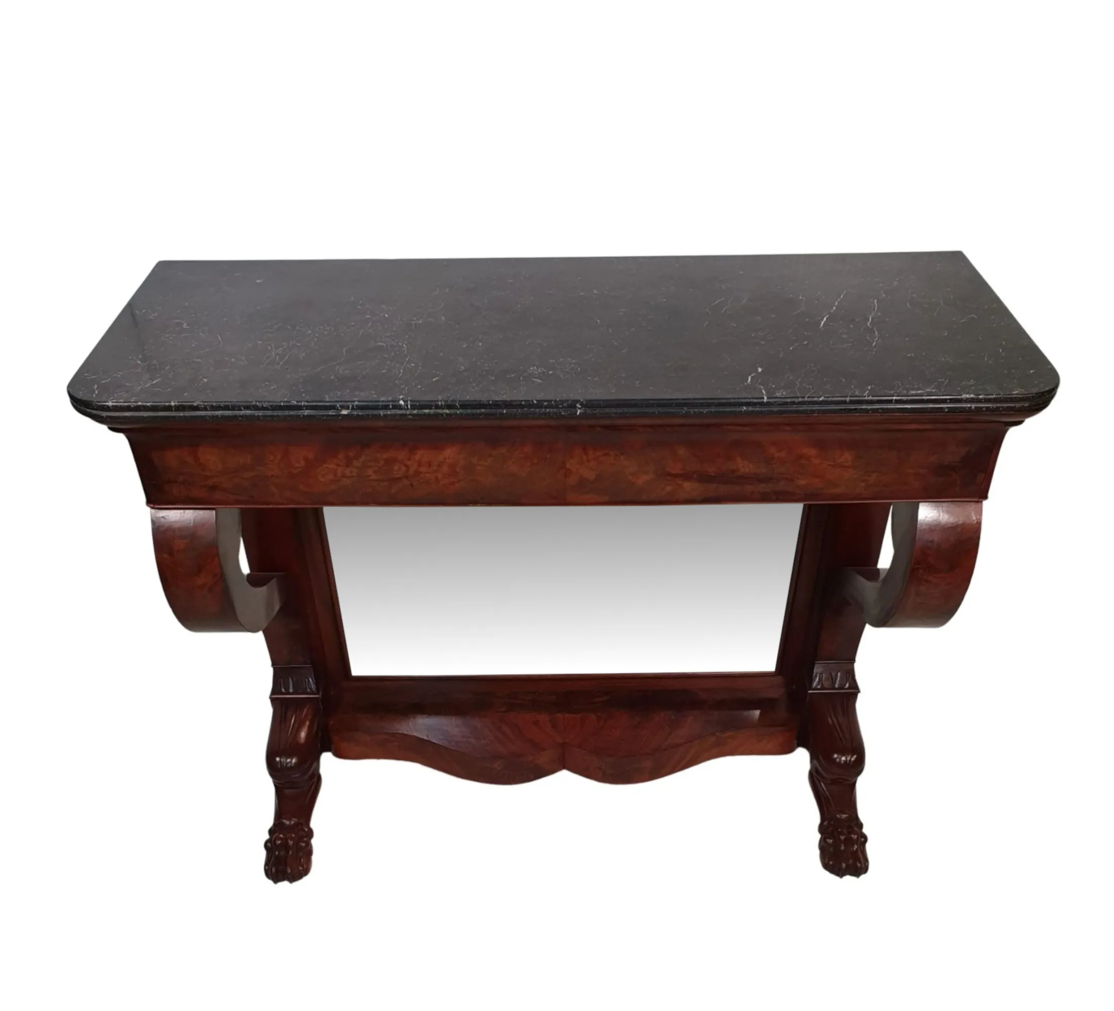 A Superb 19th Century Marble Top Console Table