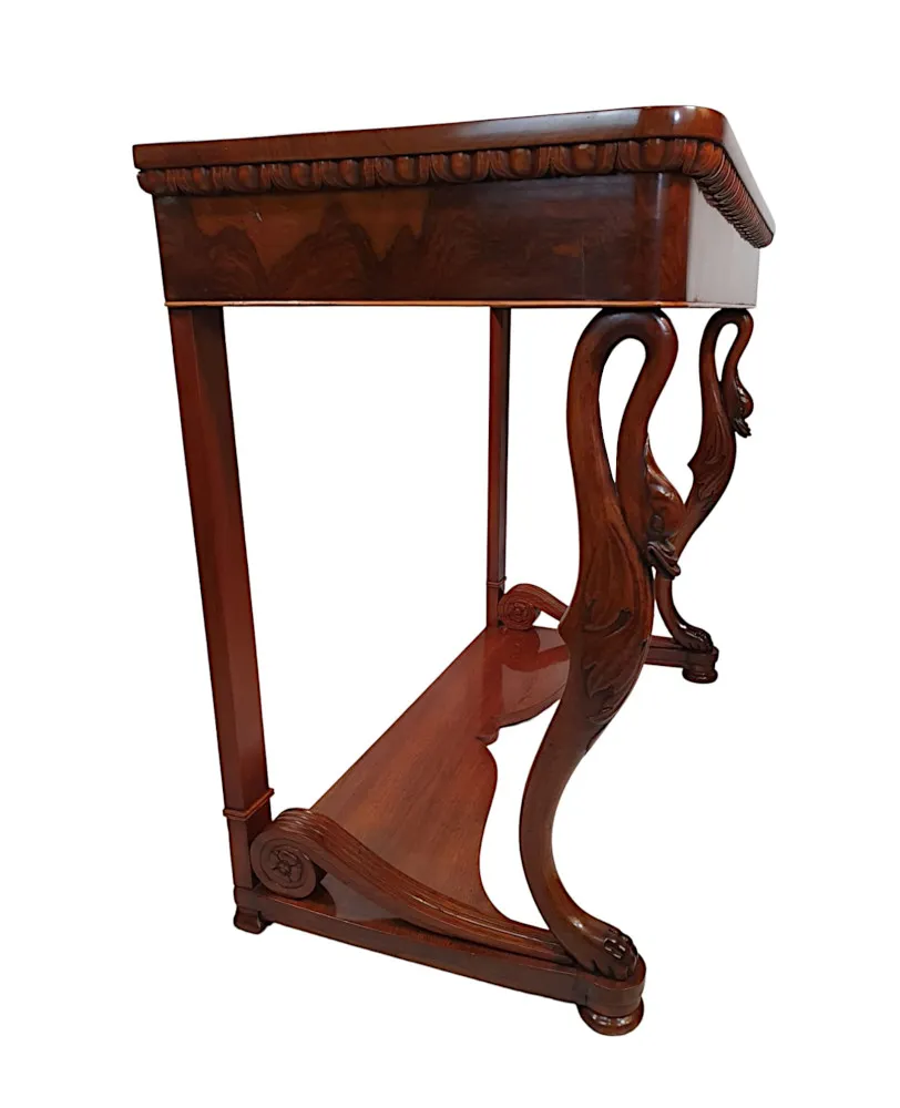A Very Fine and Rare Pair of 19th Century Italian Console Tables