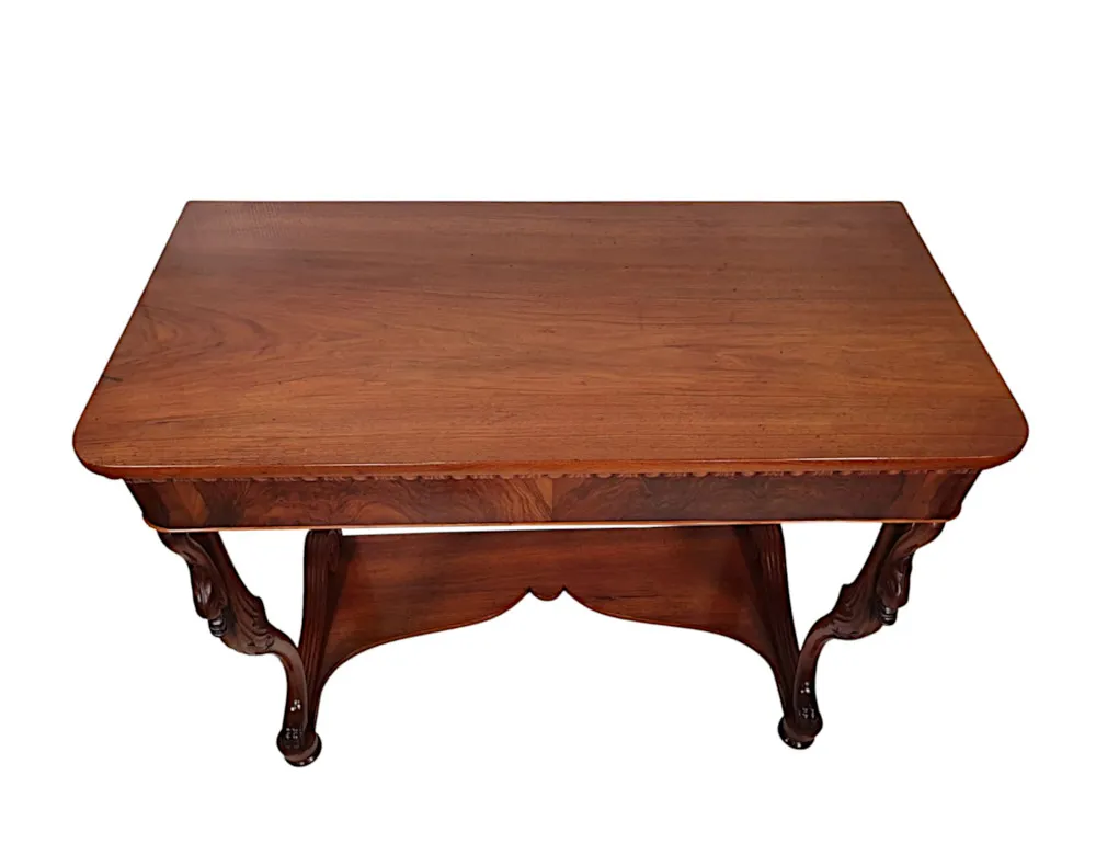 A Very Fine and Rare Pair of 19th Century Italian Console Tables
