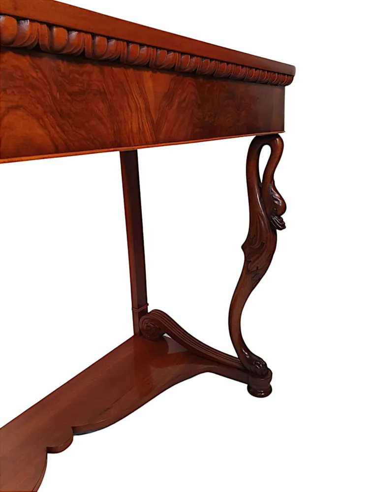 A Very Fine and Rare Pair of 19th Century Italian Console Tables