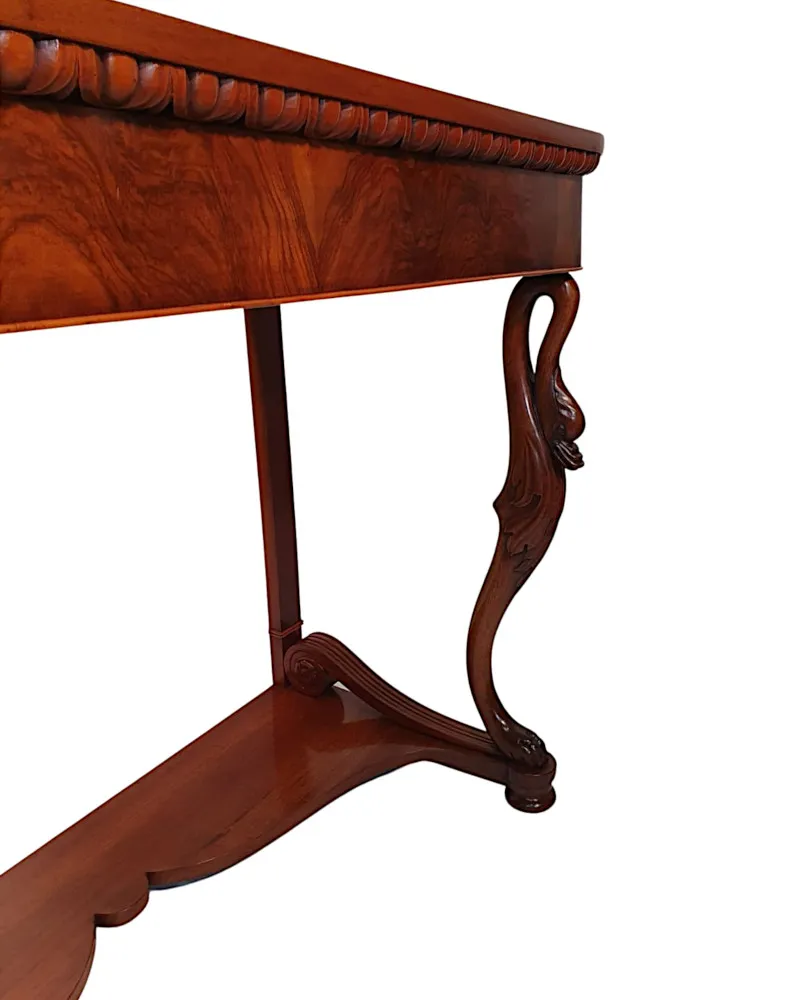 A Very Fine and Rare Pair of 19th Century Italian Console Tables