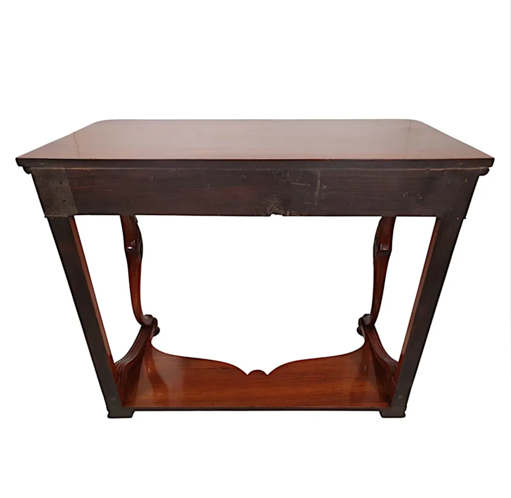 A Very Fine and Rare Pair of 19th Century Italian Console Tables