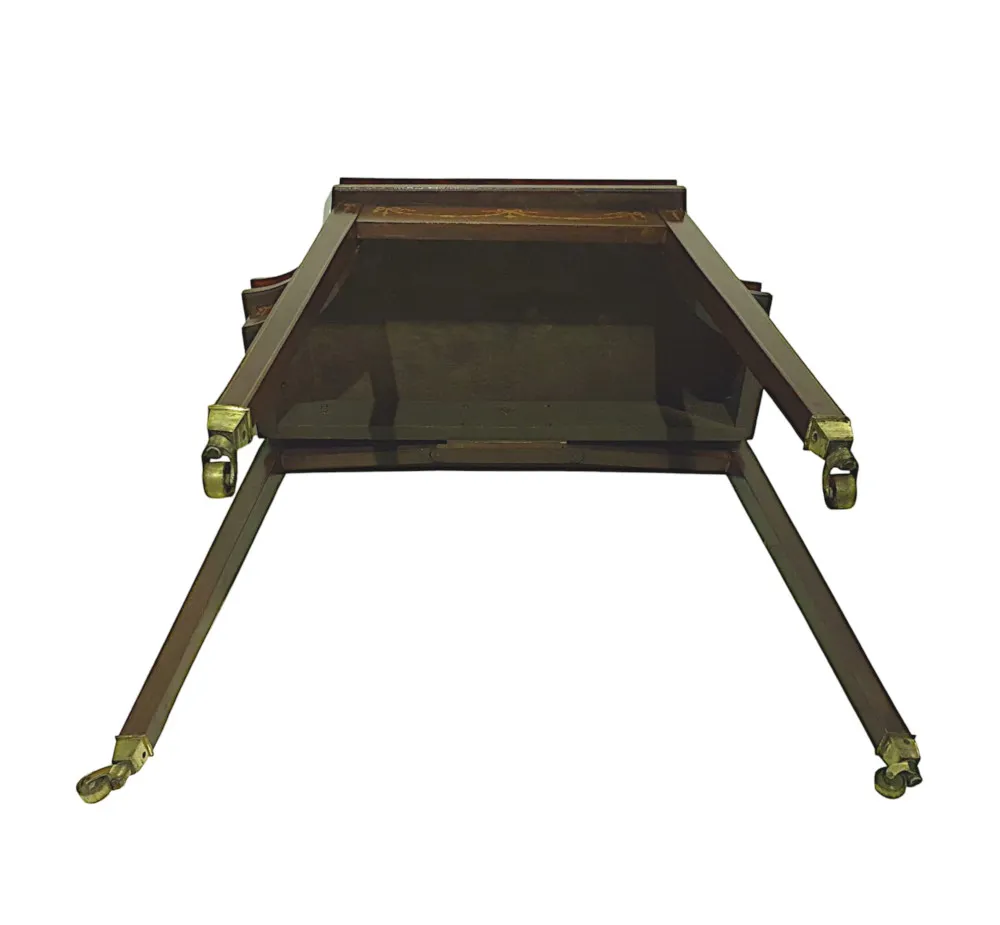 A Very Rare and Fine Pair of 19th Century Inlaid Card Tables 