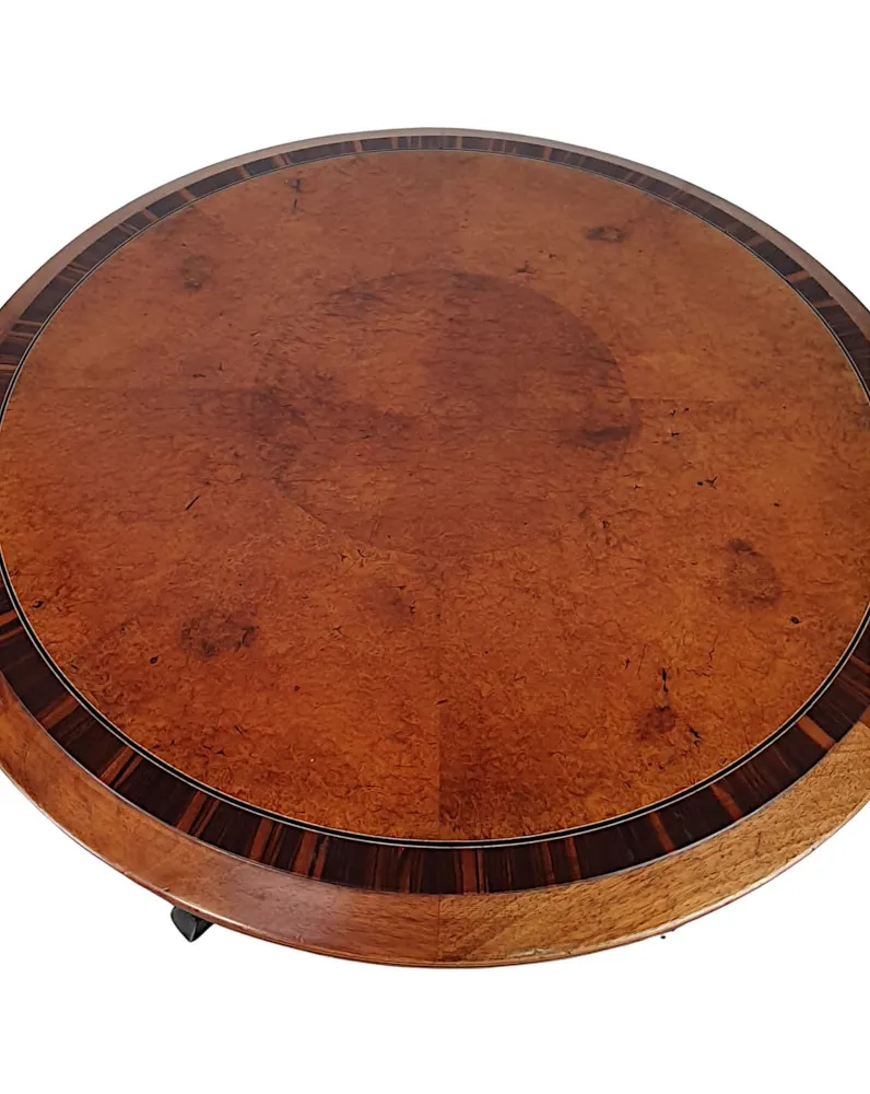 A Lovely Quality Early 20th Century Inlaid Coffee Table 