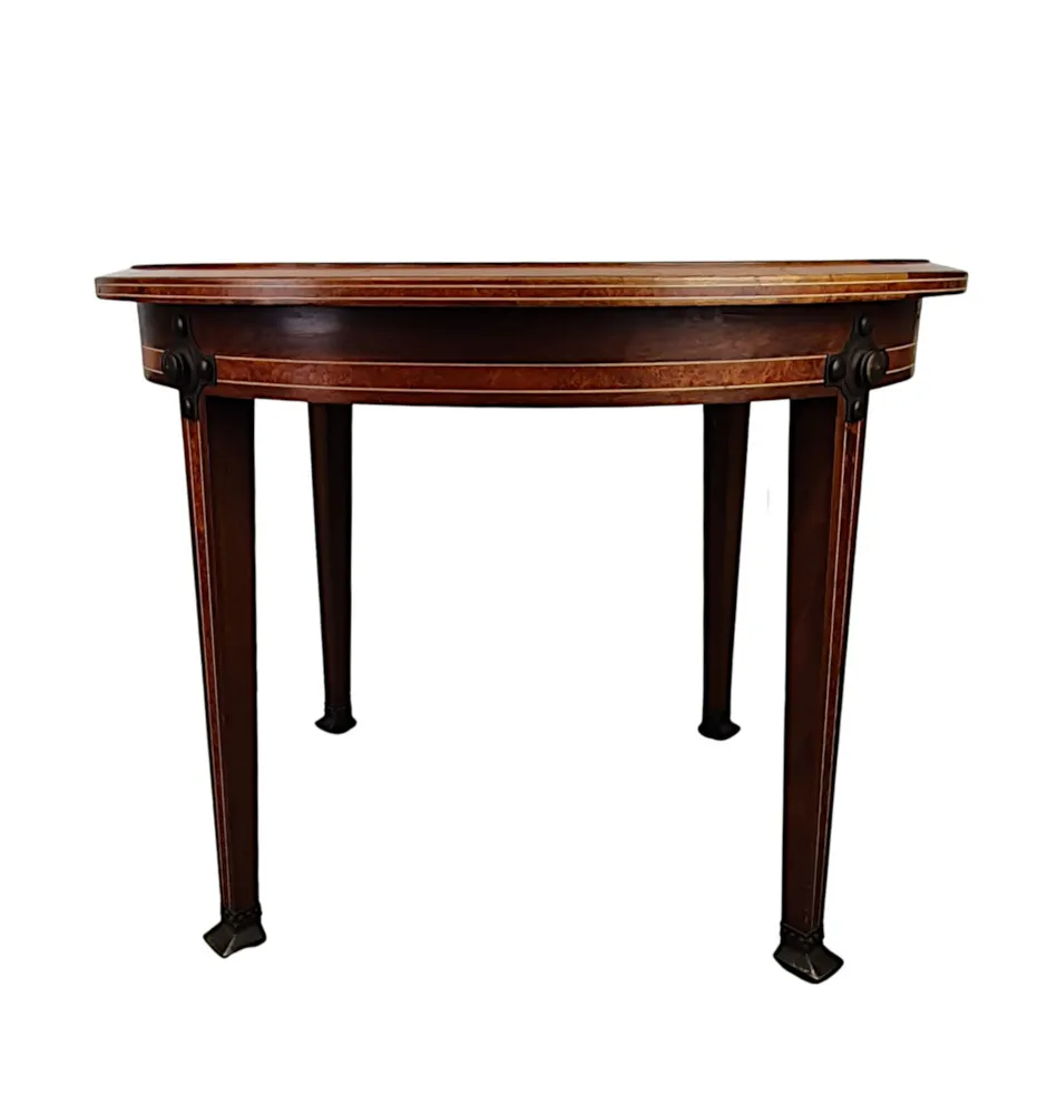 A Lovely Quality Early 20th Century Inlaid Coffee Table 
