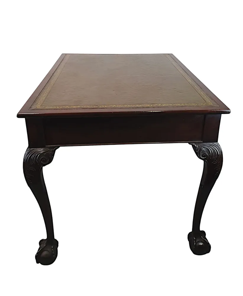 A Stunning Late 19th Century Desk in the Thomas Chippendale Manner