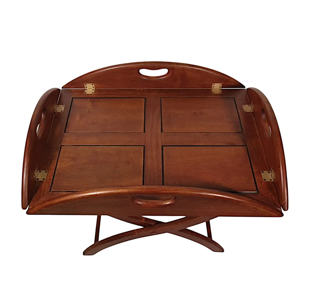 A Lovely New Walnut Butlers Tray Coffee Table 