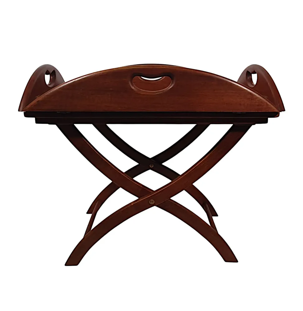 A Lovely New Walnut Butlers Tray Coffee Table 