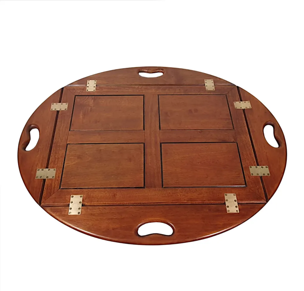 A Lovely New Walnut Butlers Tray Coffee Table 