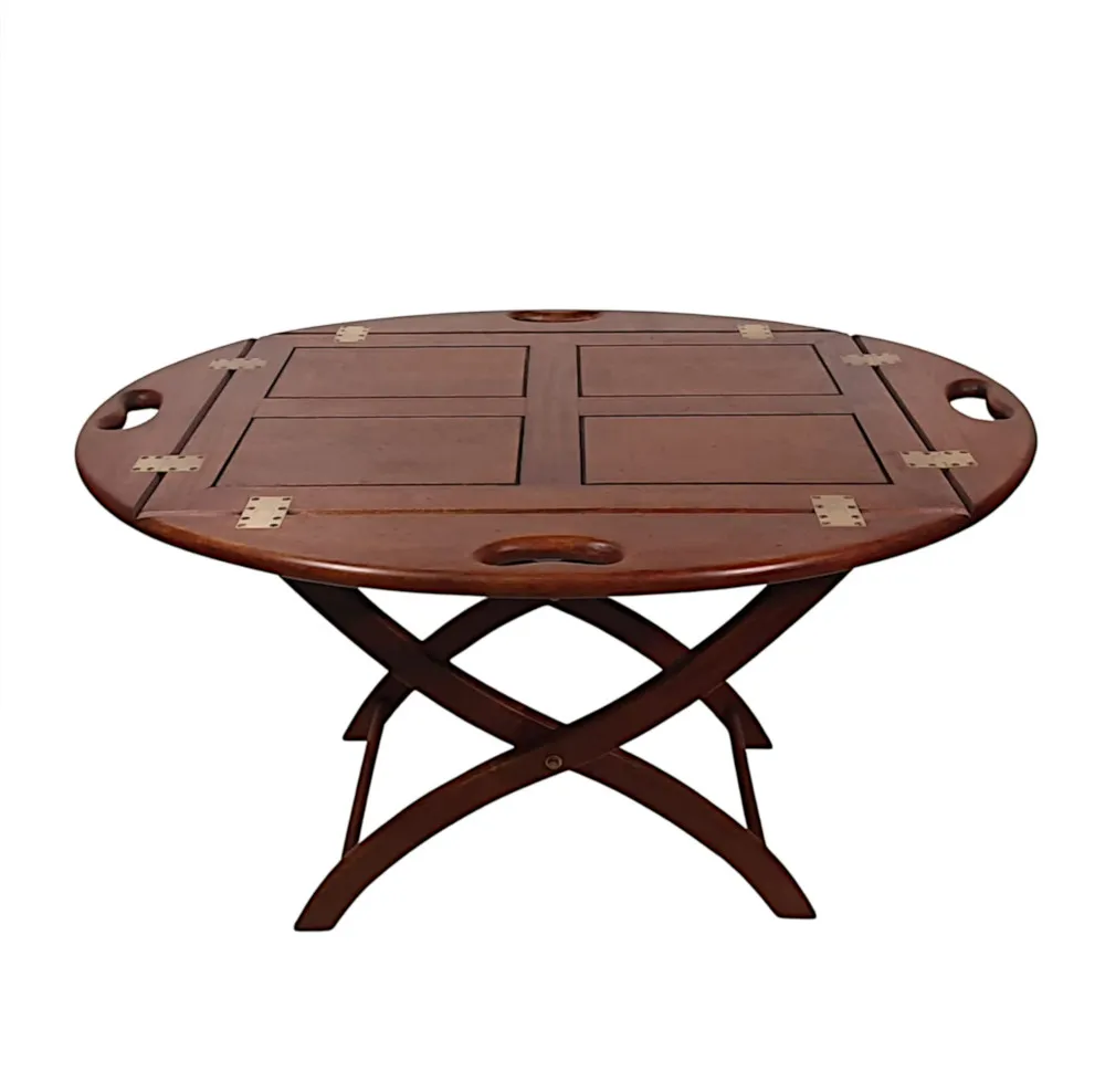 A Lovely New Walnut Butlers Tray Coffee Table 