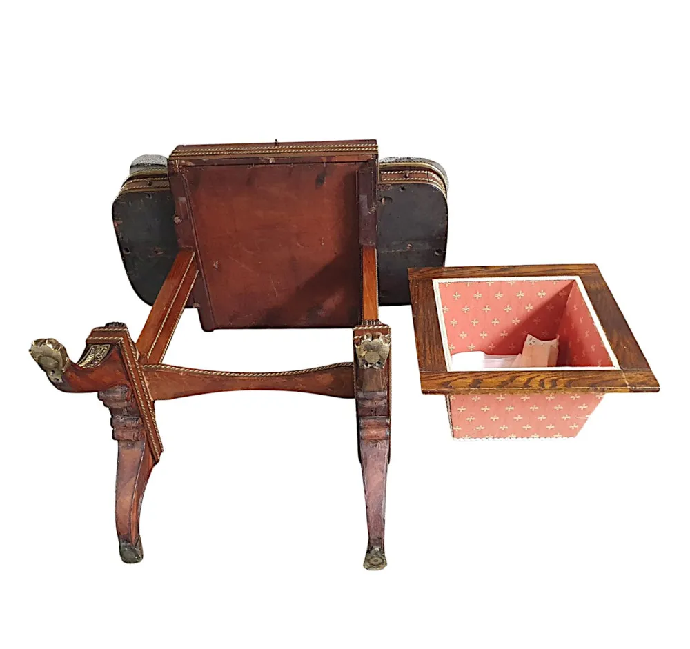 A Rare Early 19th Century Regency Combination Games or Work Table