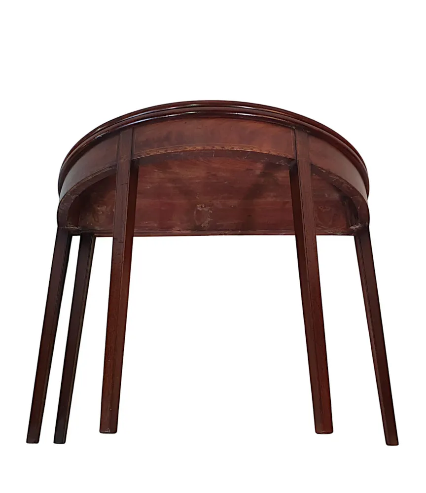 A Stunning 19th Century Irish Georgian Turn Over Leaf Tea Table