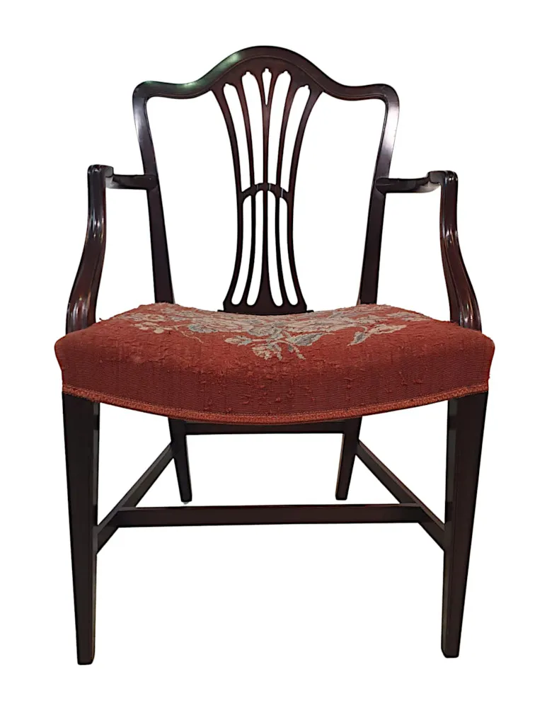A Very Fine Set of Ten Early 1900's Dining Chairs