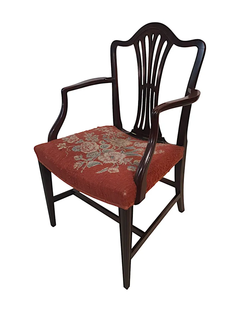 A Very Fine Set of Ten Early 1900's Dining Chairs