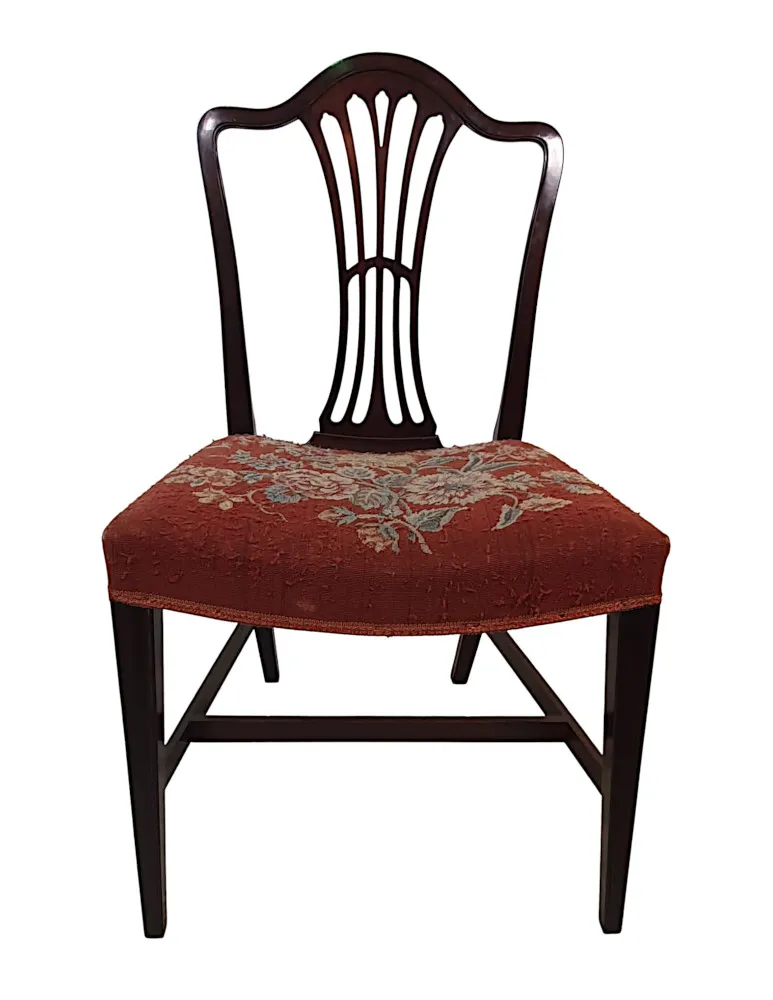 A Very Fine Set of Ten Early 1900's Dining Chairs