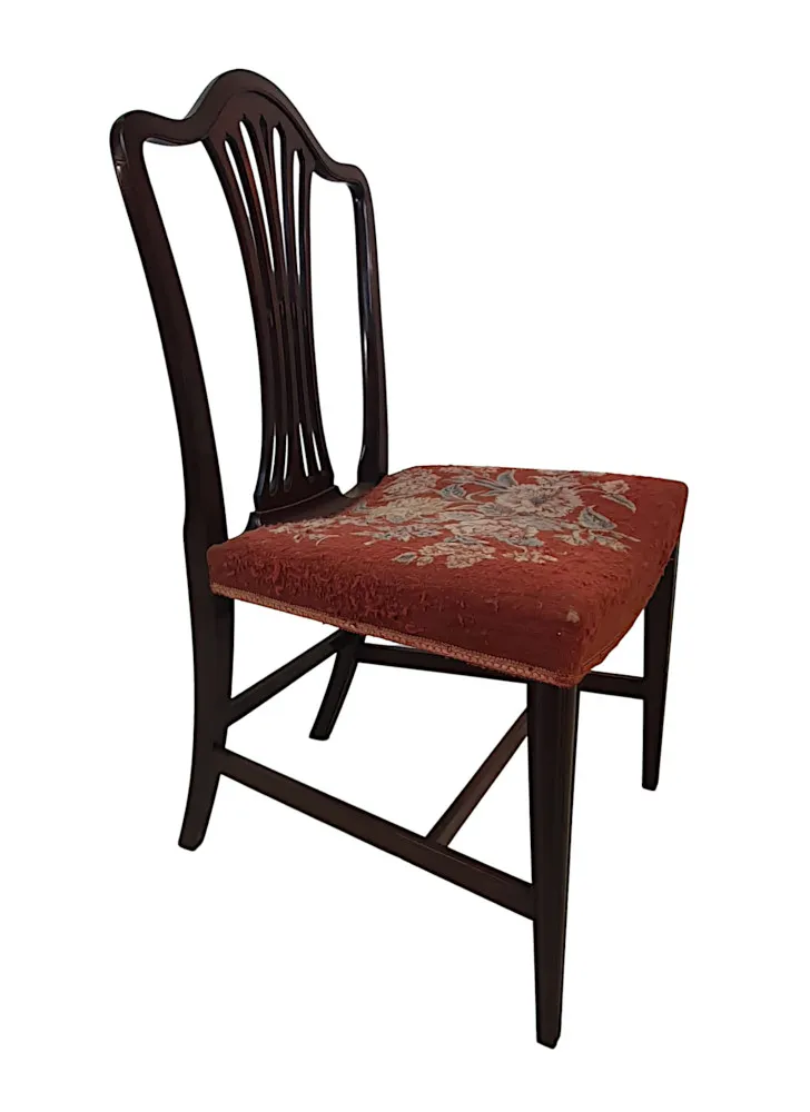 A Very Fine Set of Ten Early 1900's Dining Chairs