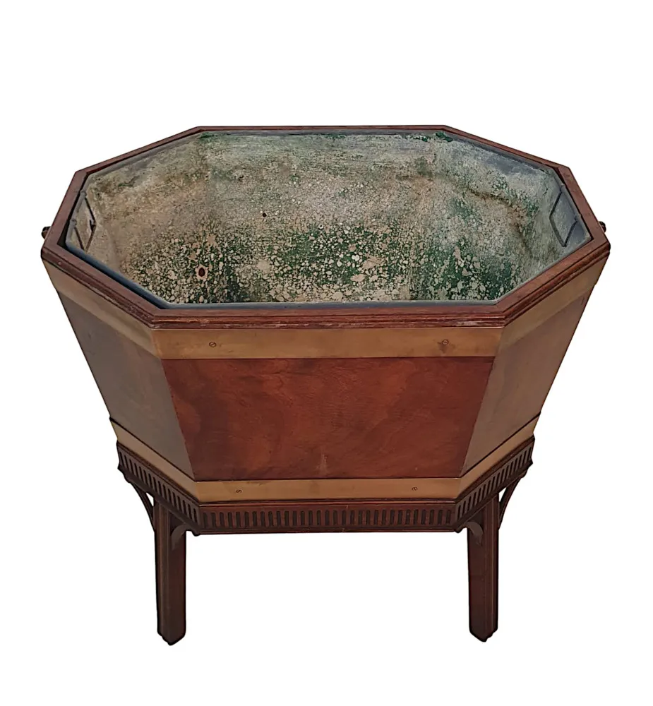 A Very Fine and Rare 19th Century Brass Bound Cellarette
