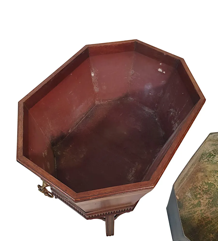 A Very Fine and Rare 19th Century Brass Bound Cellarette