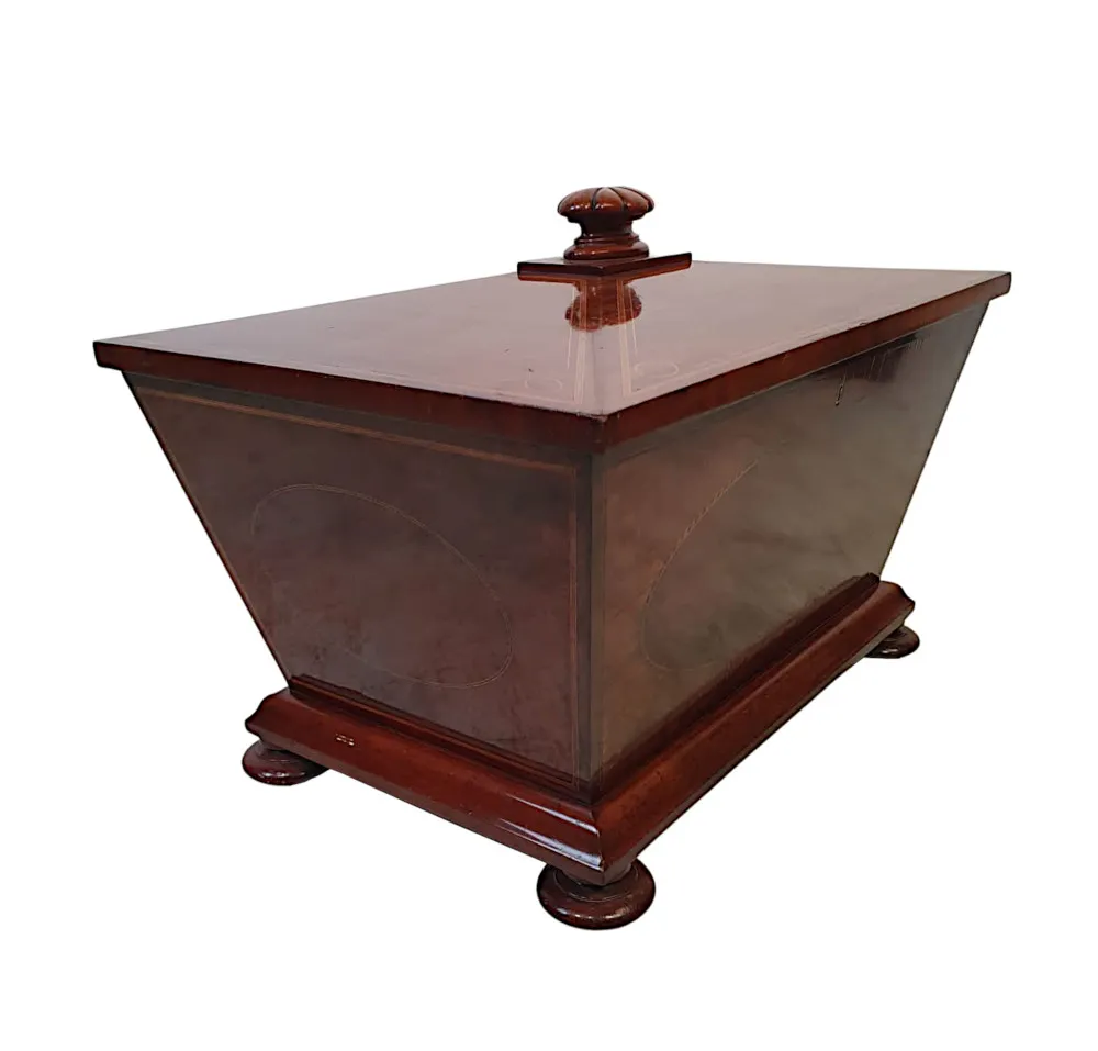 A Very Fine Late 19th Century Inlaid Cellarette by Freemans of Norwich