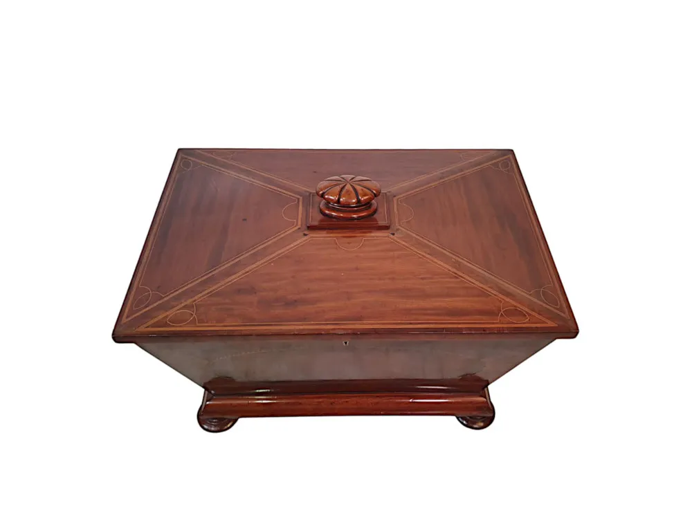 A Very Fine Late 19th Century Inlaid Cellarette by Freemans of Norwich
