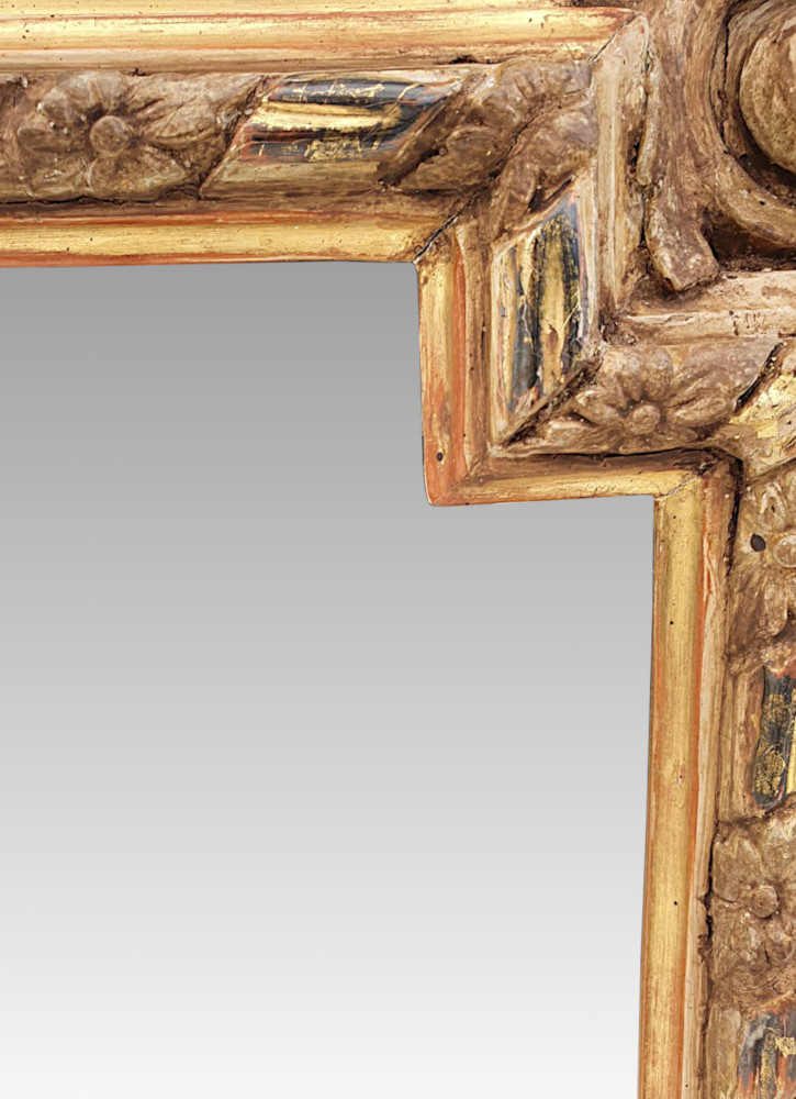 An Exceptionally Rare Pair of Stunning 19th Century Giltwood Mirrors