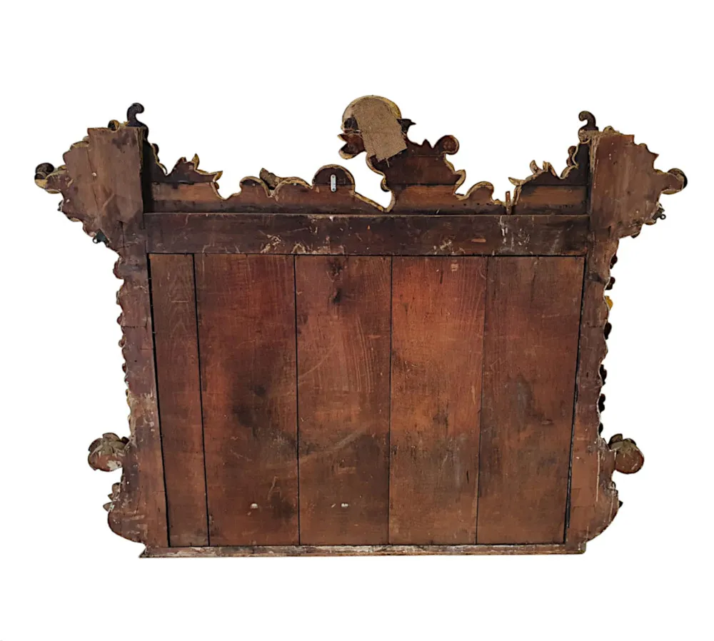 A Very Fine Early 19th Century Irish William IV Giltwood Overmantle Mirror