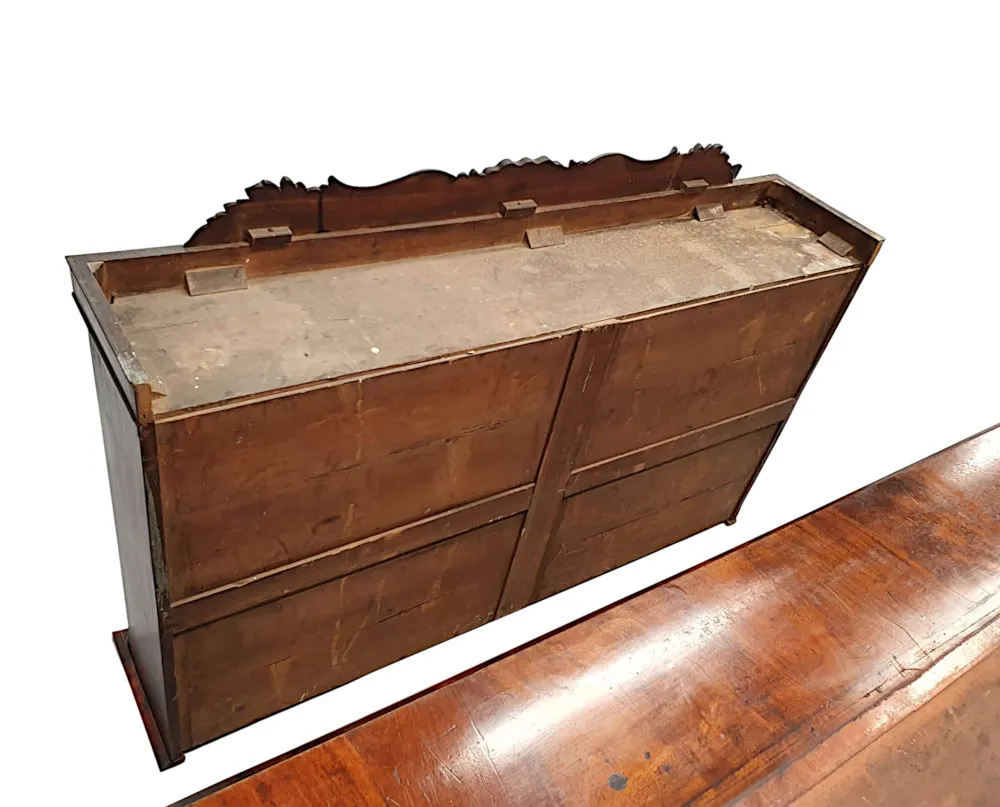 A Rare and Fine Early 19th Century William IV Irish Secretaire Bookcase