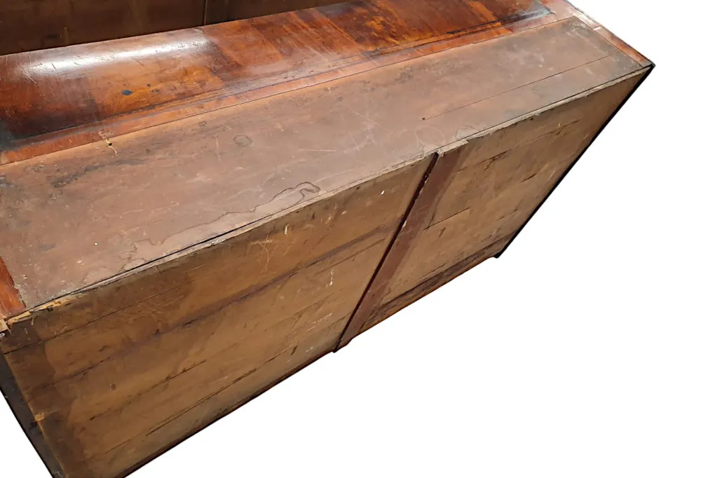 A Rare and Fine Early 19th Century William IV Irish Secretaire Bookcase