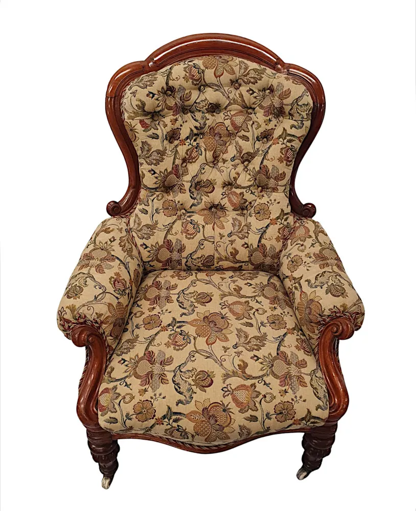 A Gorgeous 19th Century Armchair