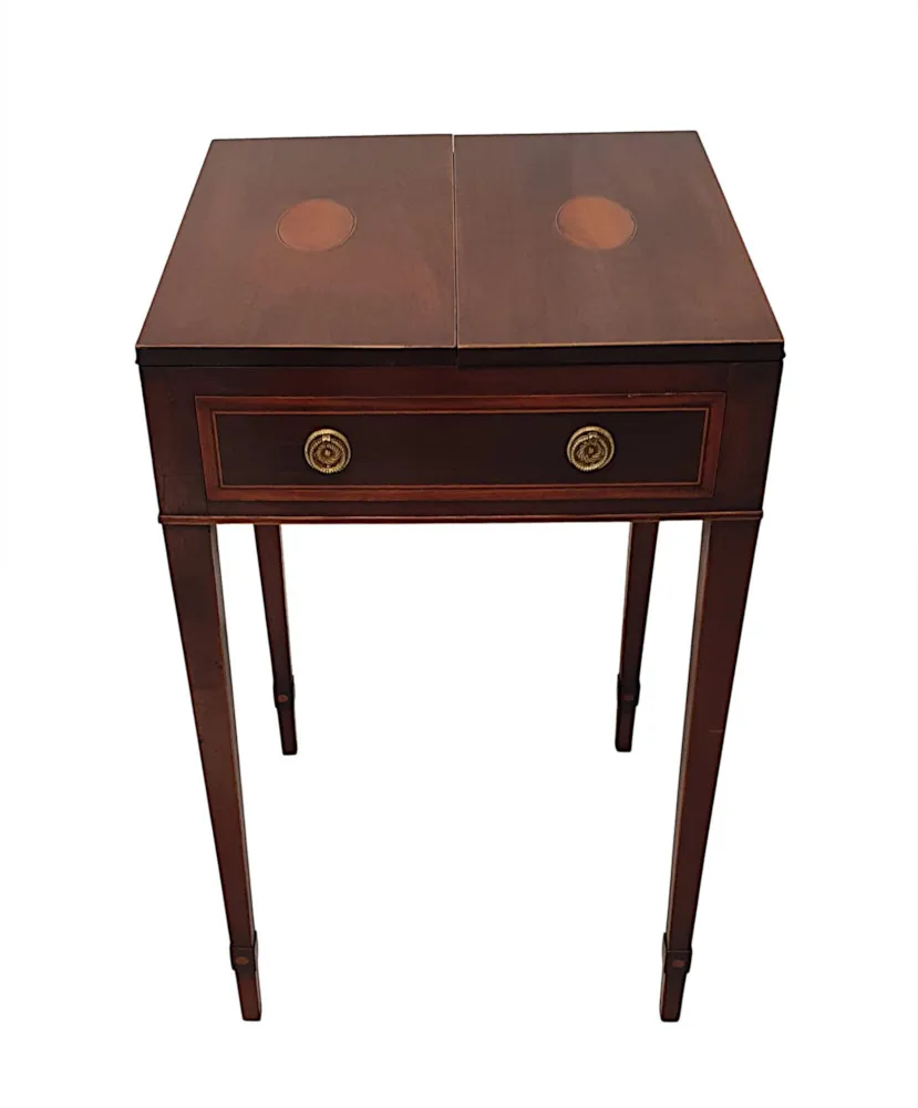 A Fabulous Early 19th Century Regency Inlaid Card Table