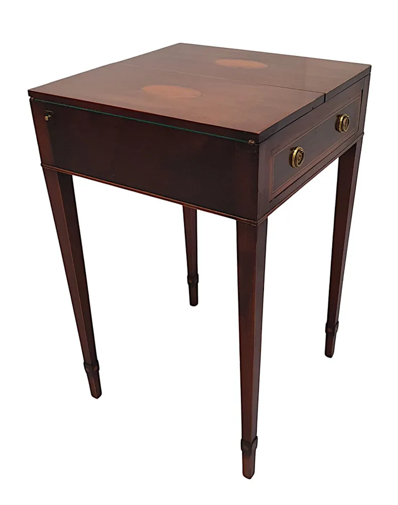 A Fabulous Early 19th Century Regency Inlaid Card Table