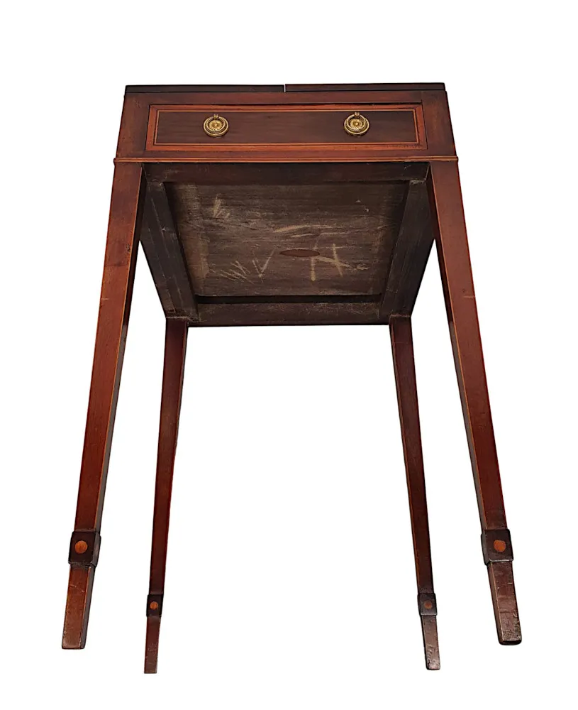 A Fabulous Early 19th Century Regency Inlaid Card Table