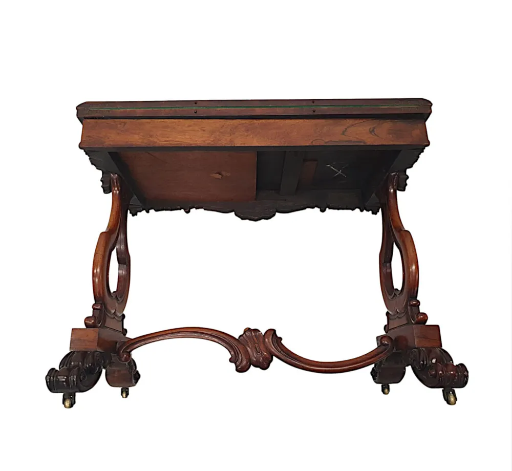 A Rare and Unusual Early 19th Century Turn Over Leaf Card Table