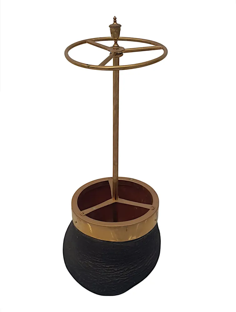 A Rare 19th Century Zoomorphic Stick or Umbrella Stand 