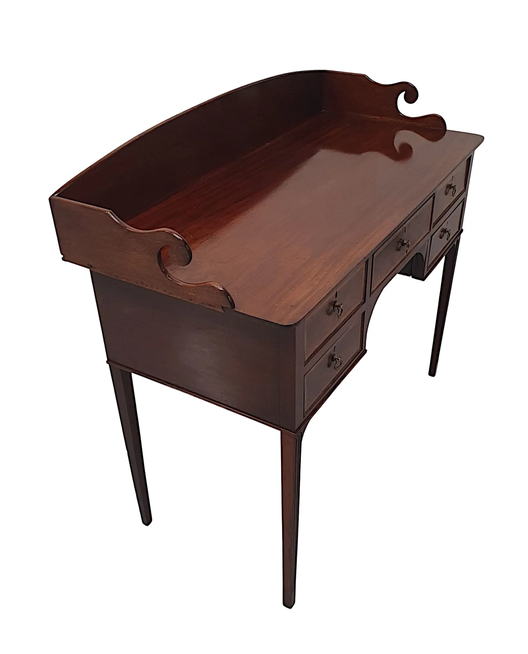 A Fine 19th Century Inlaid Mahogany Sideboard or Hall Table