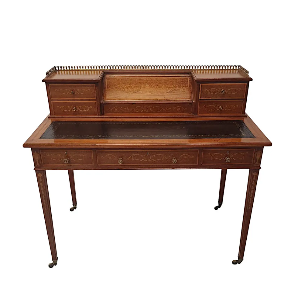 A Very Fine Edwardian Desk attributed to Edward and Roberts