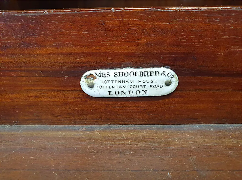 A Very Fine Edwardian Marquetry Inlaid Table or Cabinet by Shoolbred of London