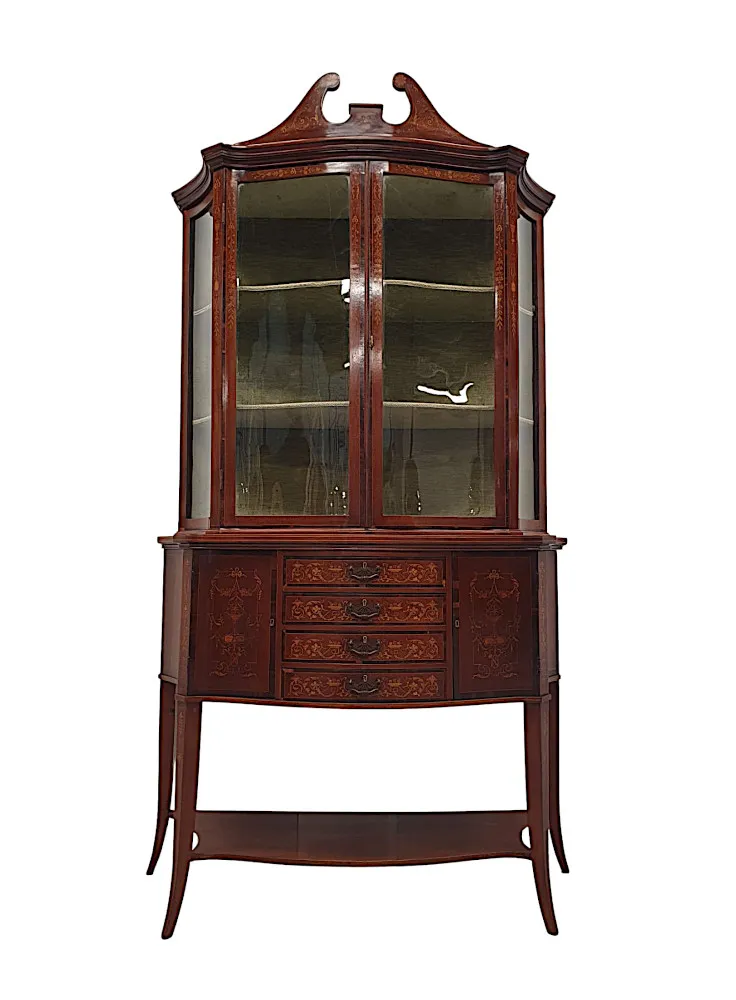  An Exceptional Edwardian Display Case Attributed to Edward and Roberts