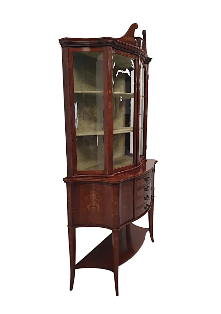  An Exceptional Edwardian Display Case Attributed to Edward and Roberts