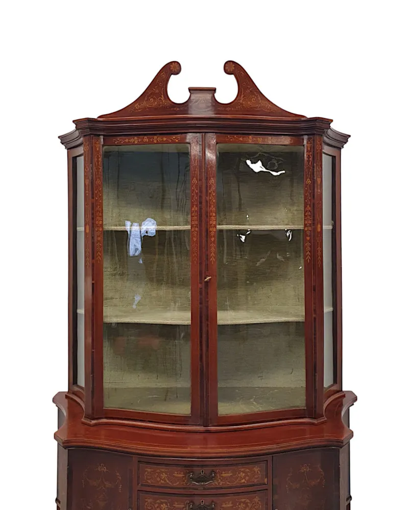  An Exceptional Edwardian Display Case Attributed to Edward and Roberts