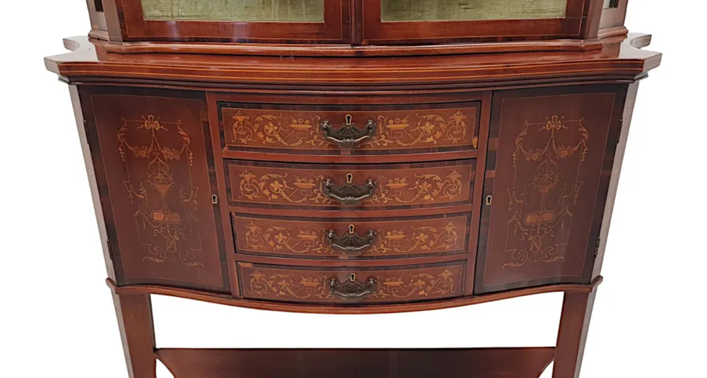  An Exceptional Edwardian Display Case Attributed to Edward and Roberts