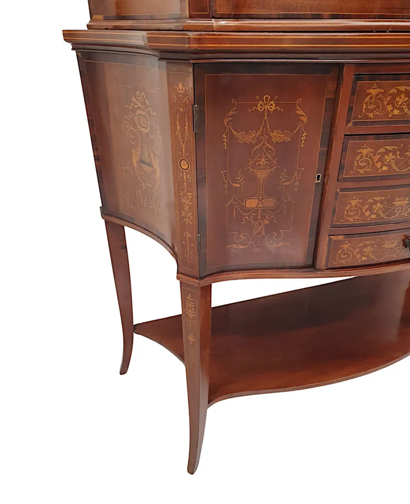  An Exceptional Edwardian Display Case Attributed to Edward and Roberts
