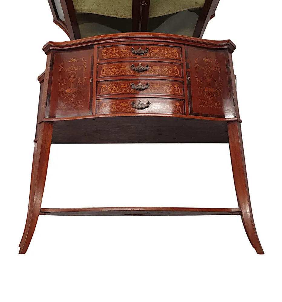  An Exceptional Edwardian Display Case Attributed to Edward and Roberts