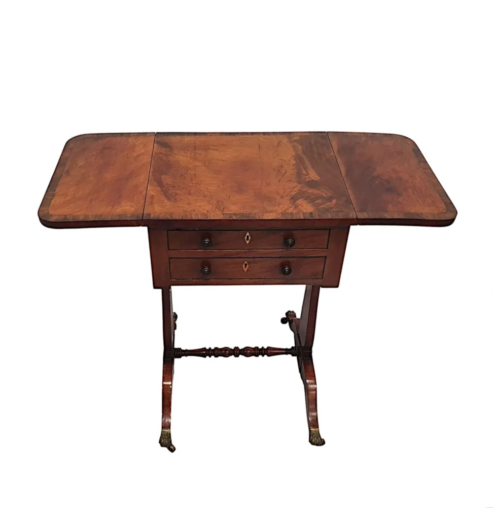 A Gorgeous 19th Century Occasional or Sofa Table