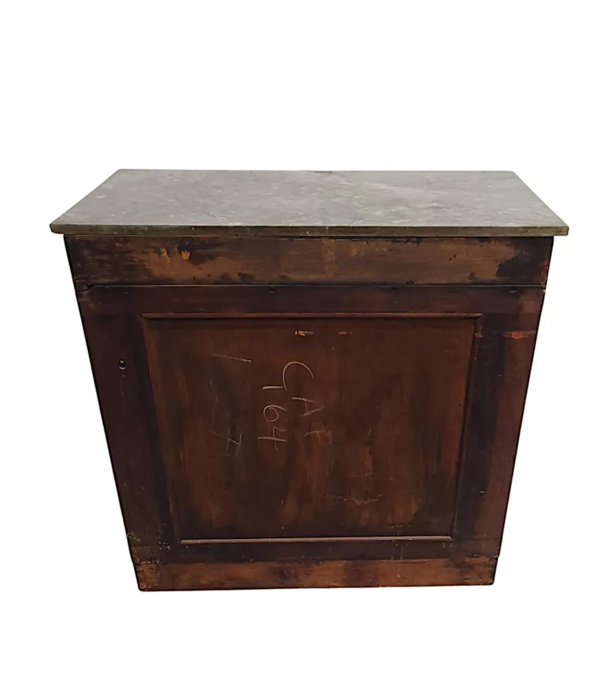 A Rare 19th Century Marble Top Console Table 