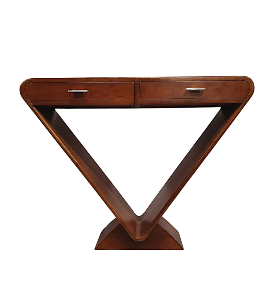 A Stunning Quality Console Table in the Art Deco Style