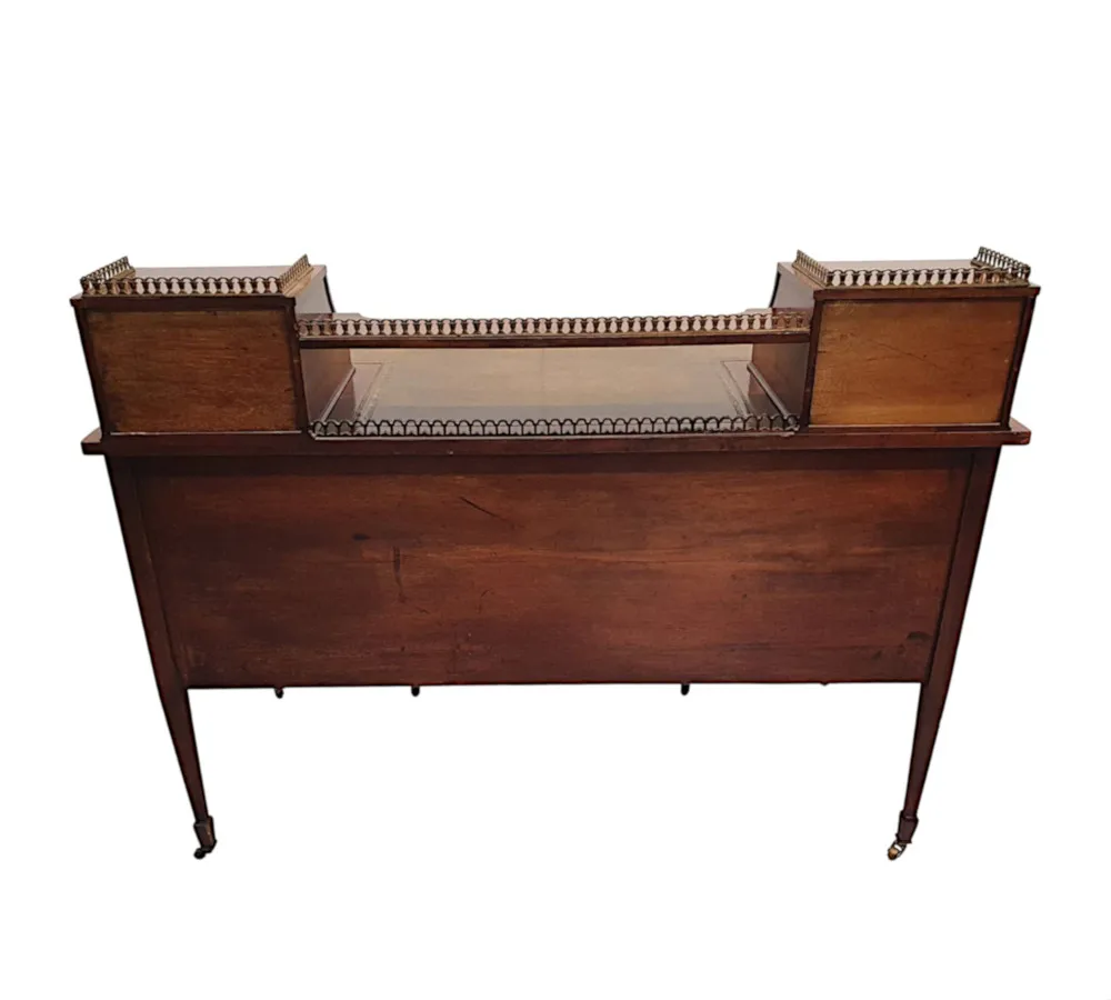 A Stunning Edwardian Desk in the Carlton House Style by Maple of London